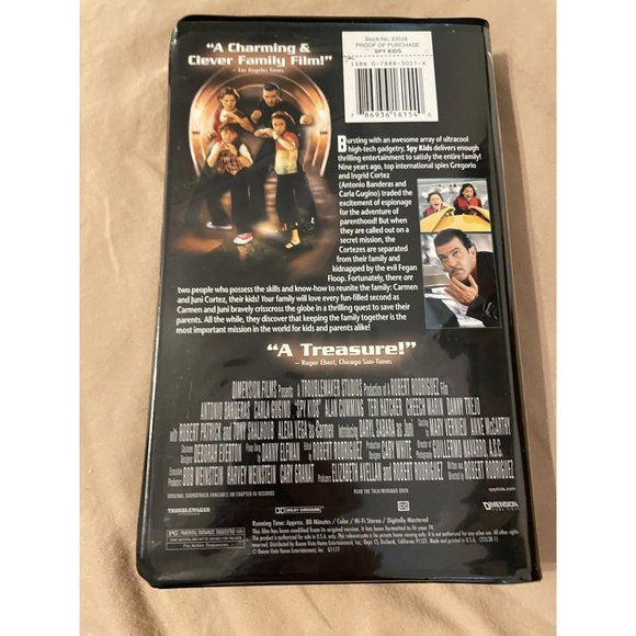 Spy Kids VHS - In Very Good Condition - Picture 2 of 3